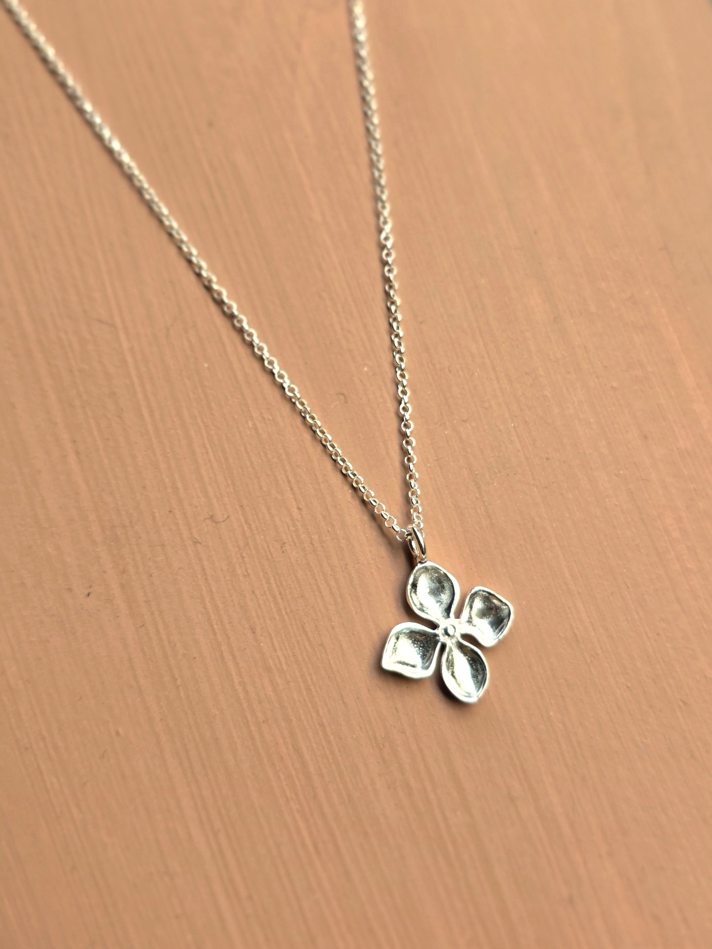 Collier Hortensia argent