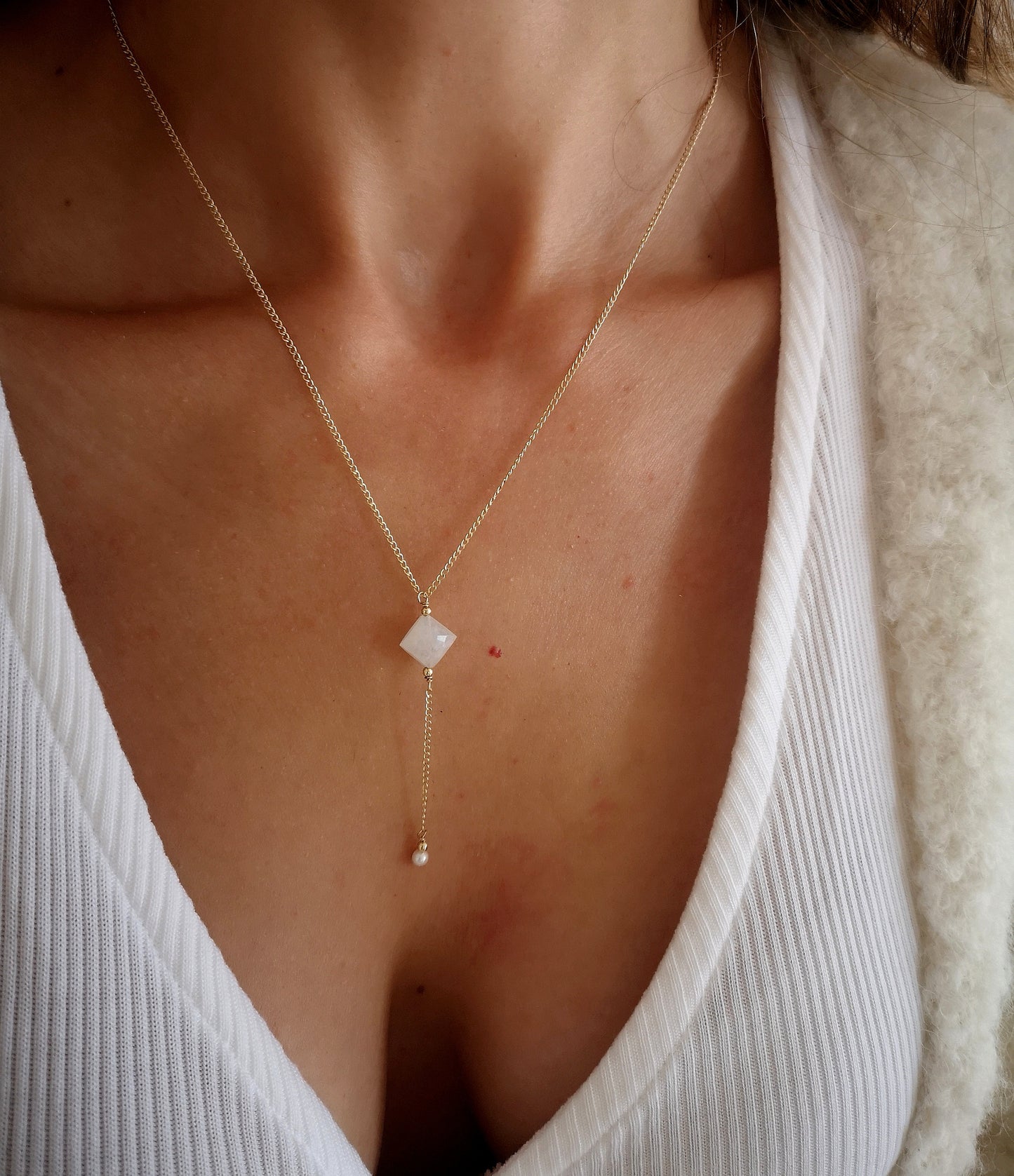 Gold Justine necklace