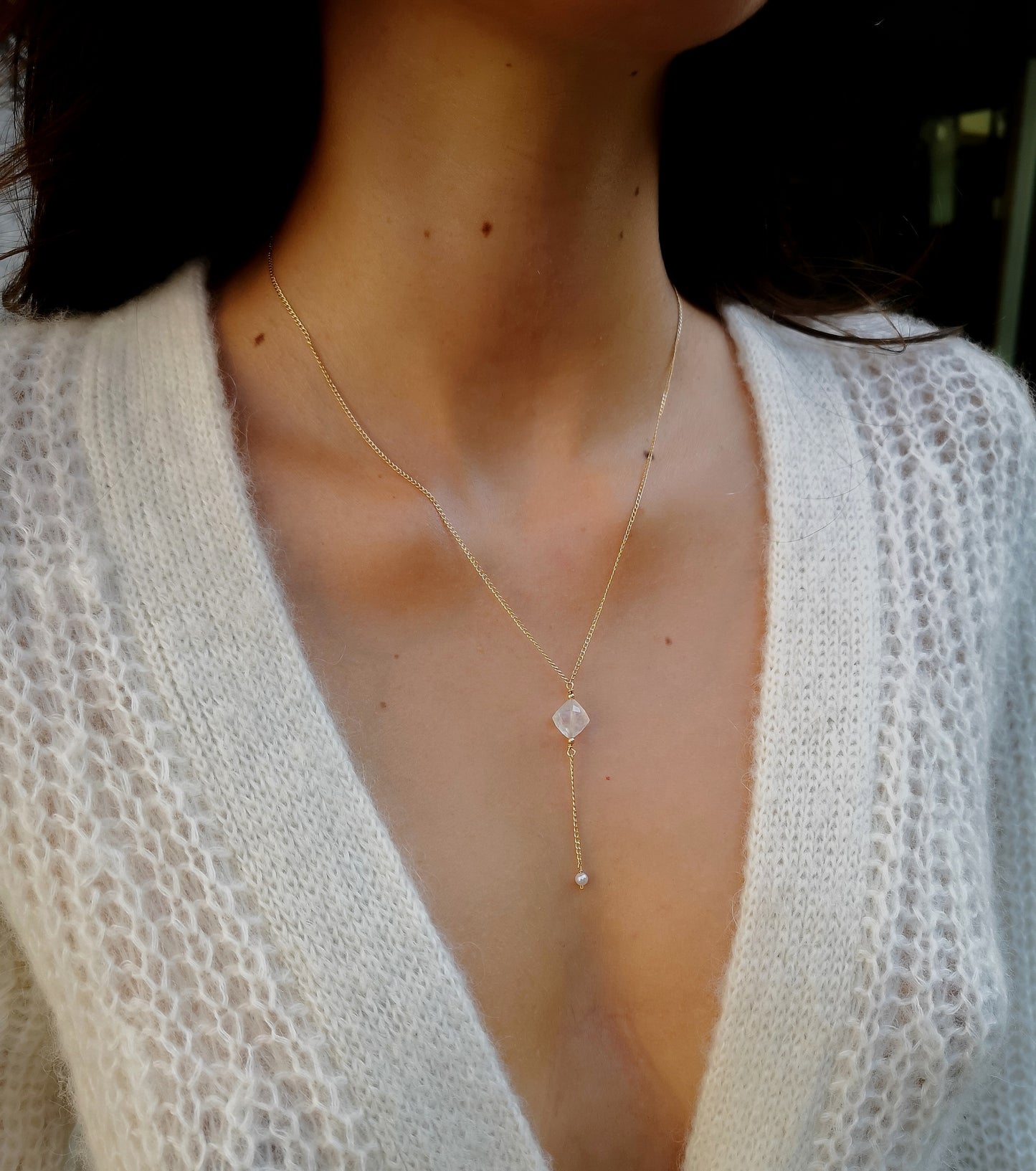 Gold Justine necklace