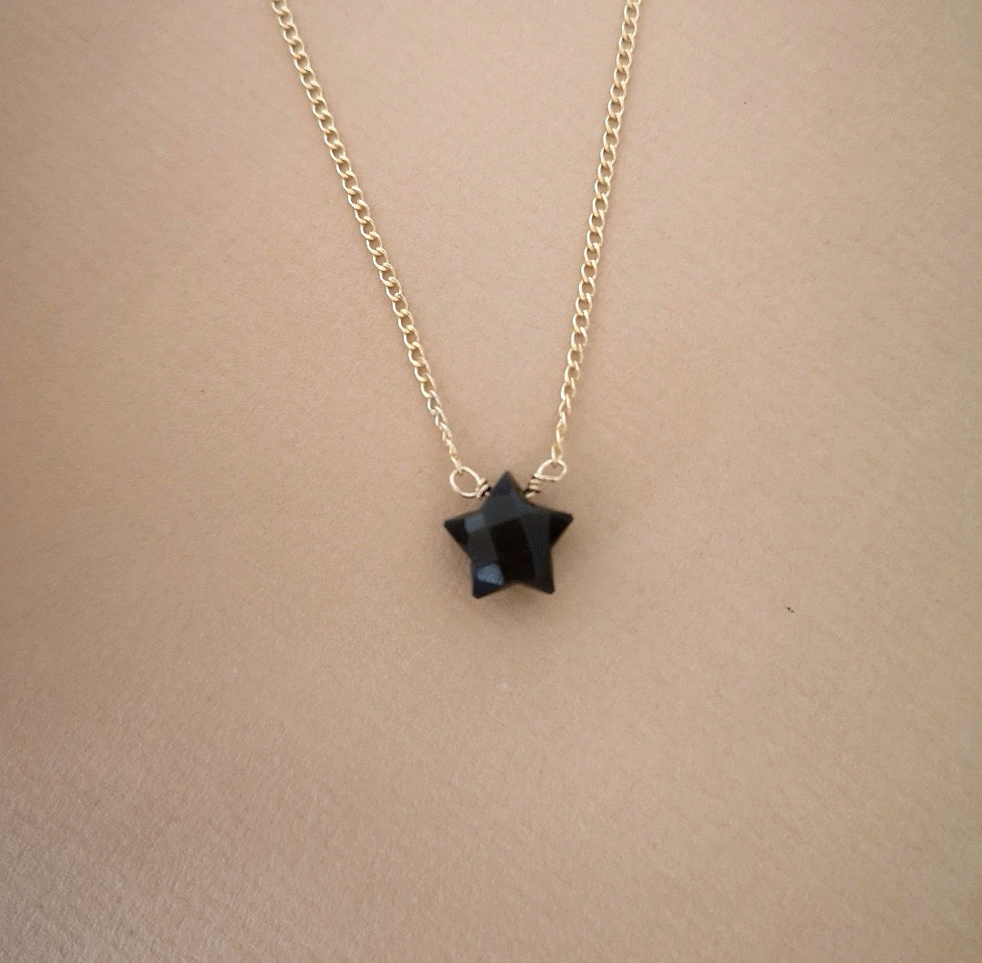 Collier Laurence en noir