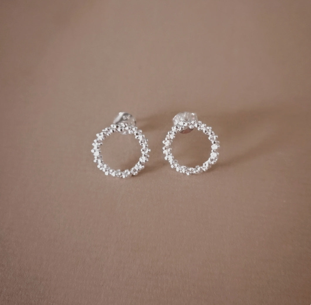 Boucles d'oreilles Jessica maxi en argent