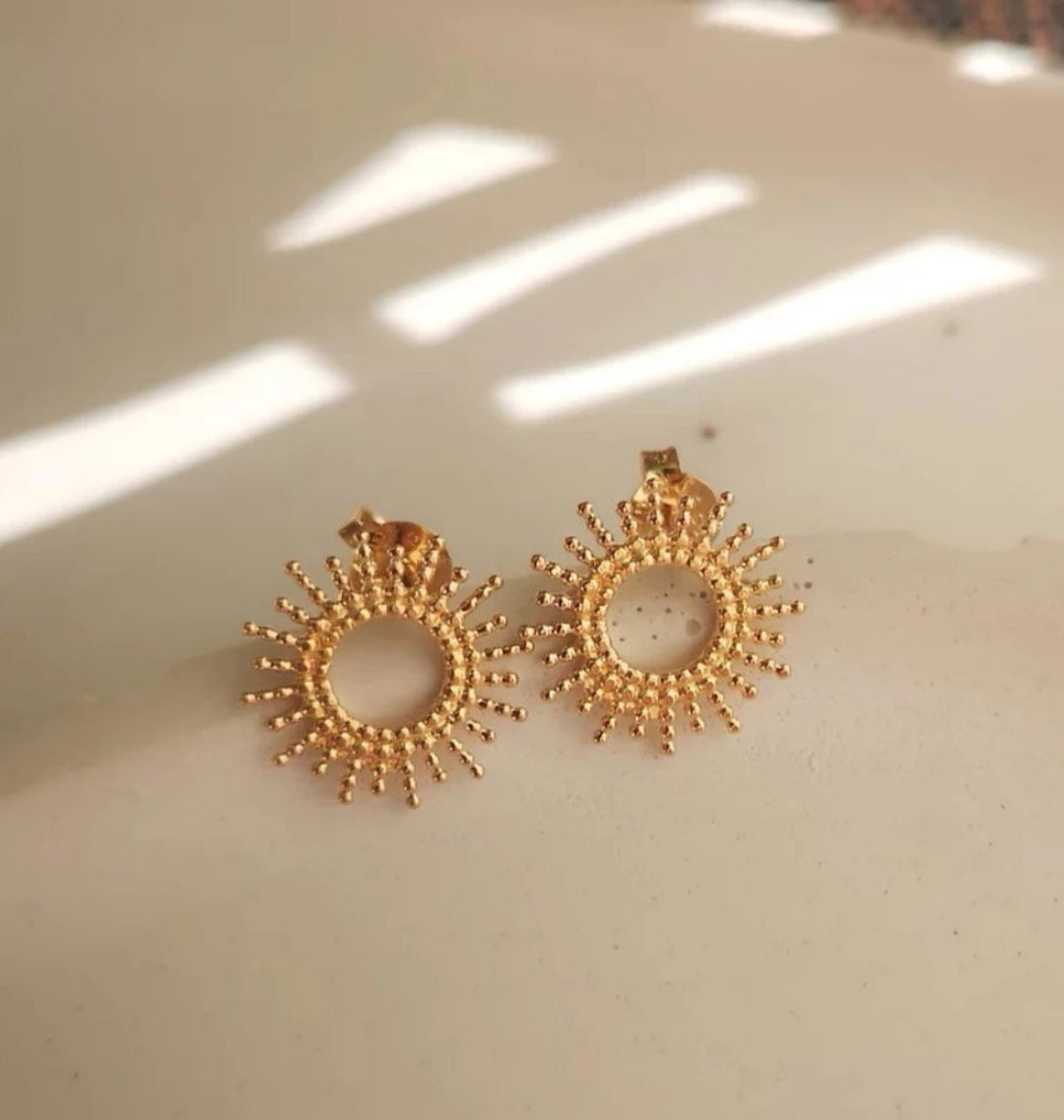 Boucles d'oreilles Bali petites en argent