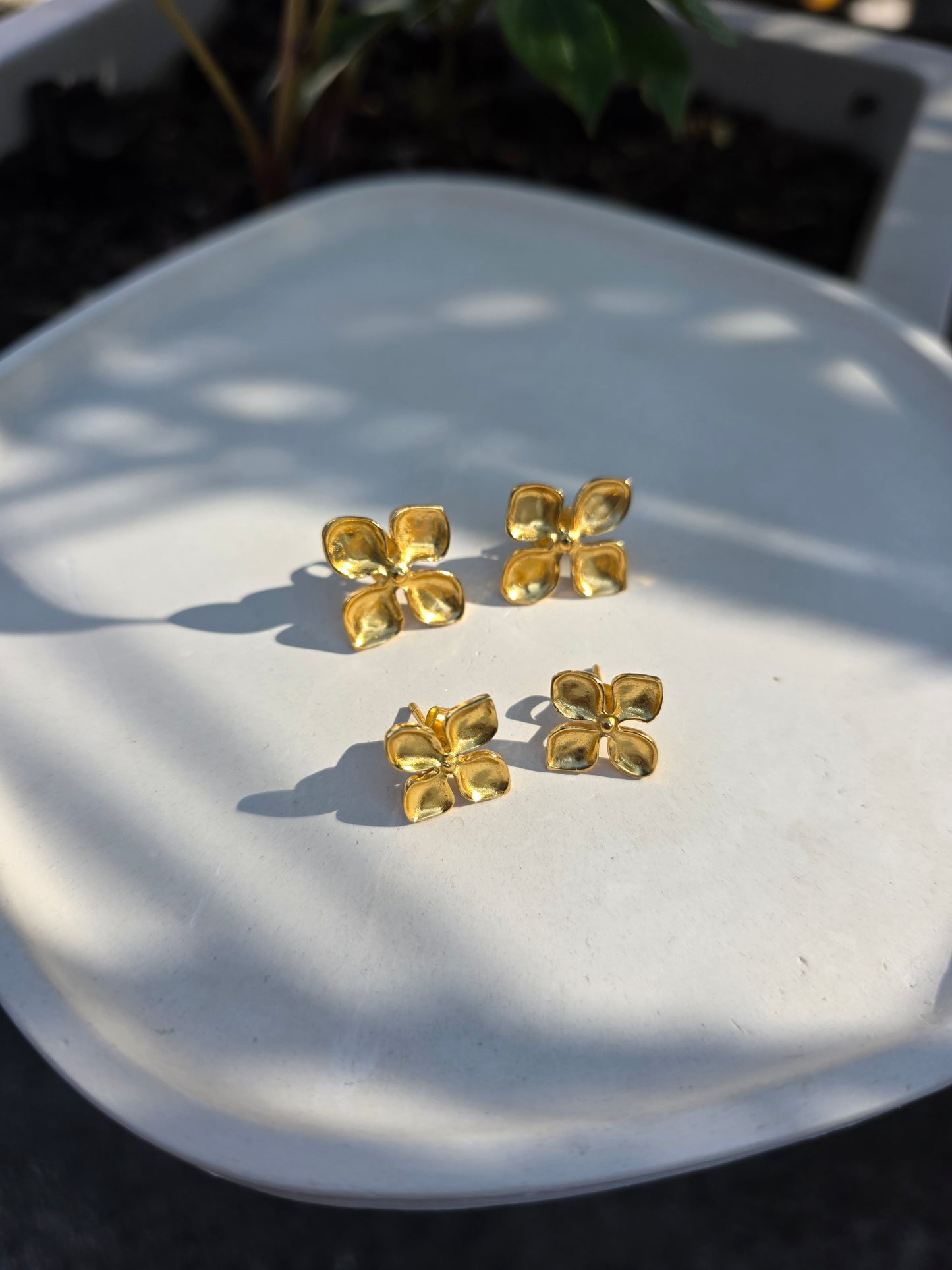 Boucles d'oreilles Hortensia maxi