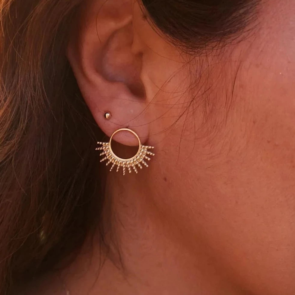 Boucles d'oreilles Bali medium dorées