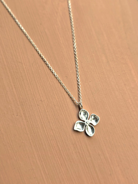 Collier Hortensia argent