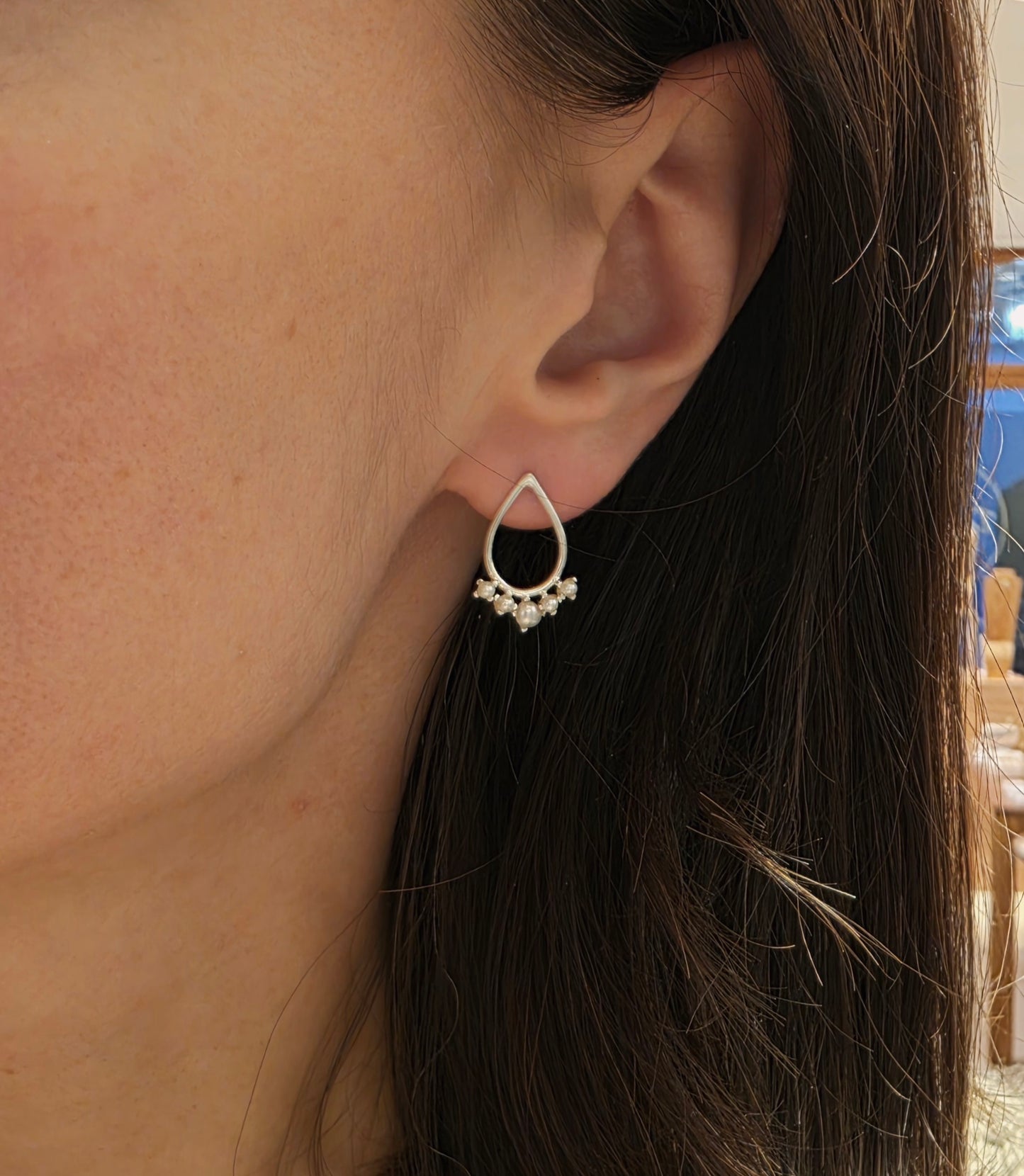 Boucles d'oreilles Talia argent