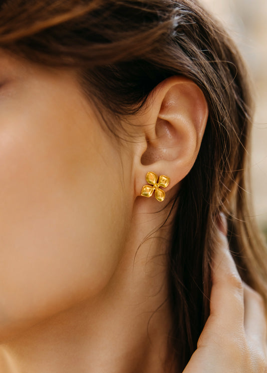 Boucles d'oreilles Hortensia maxi