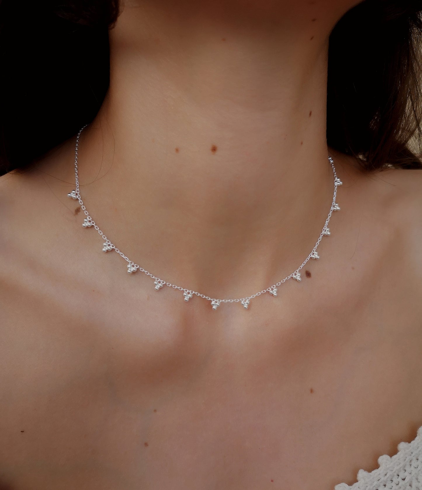 Silver Fanny necklace