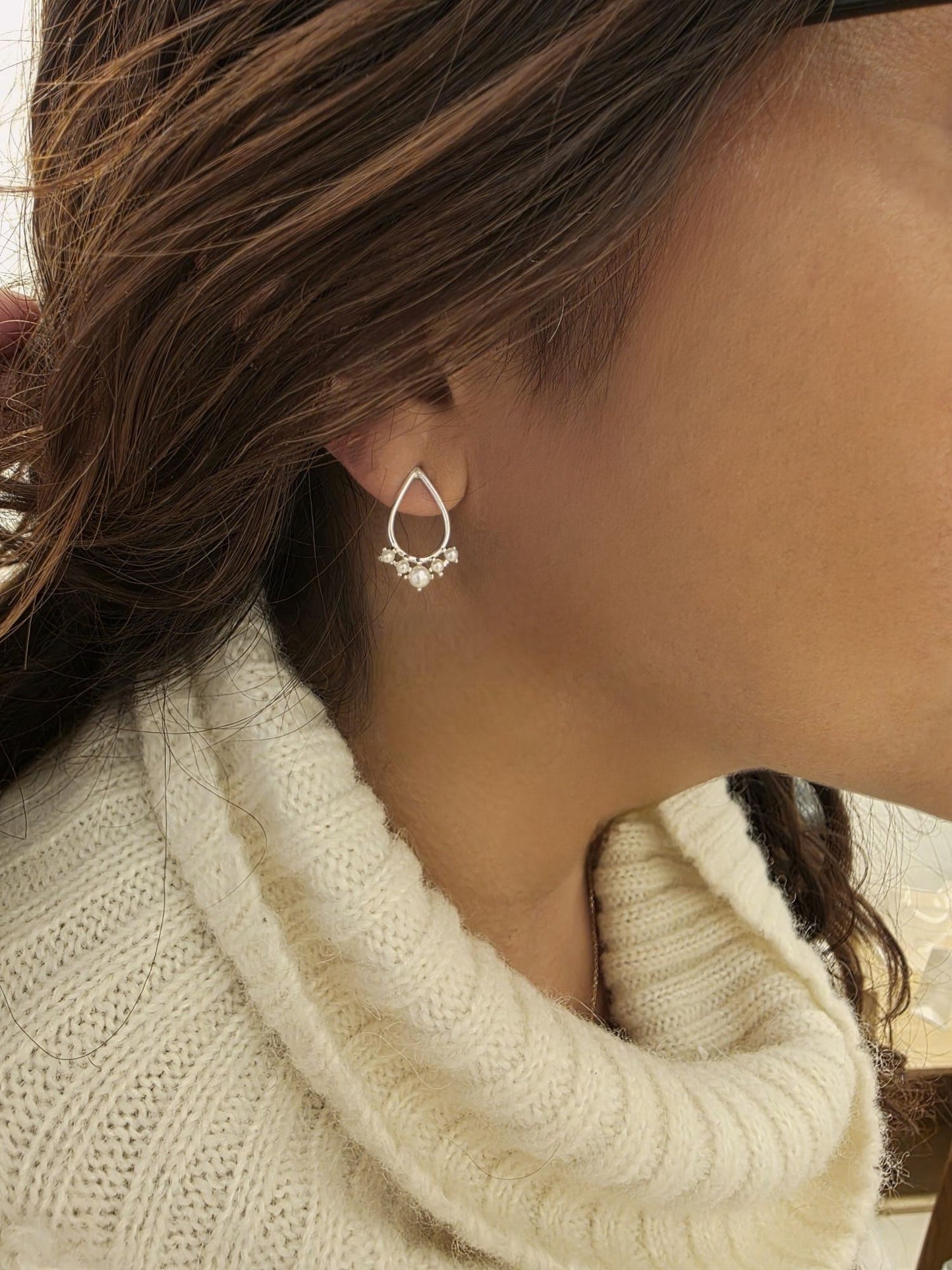 Boucles d'oreilles Talia argent