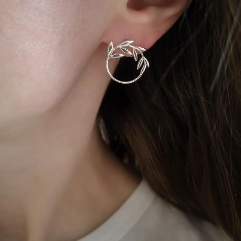 Zaria silver earrings