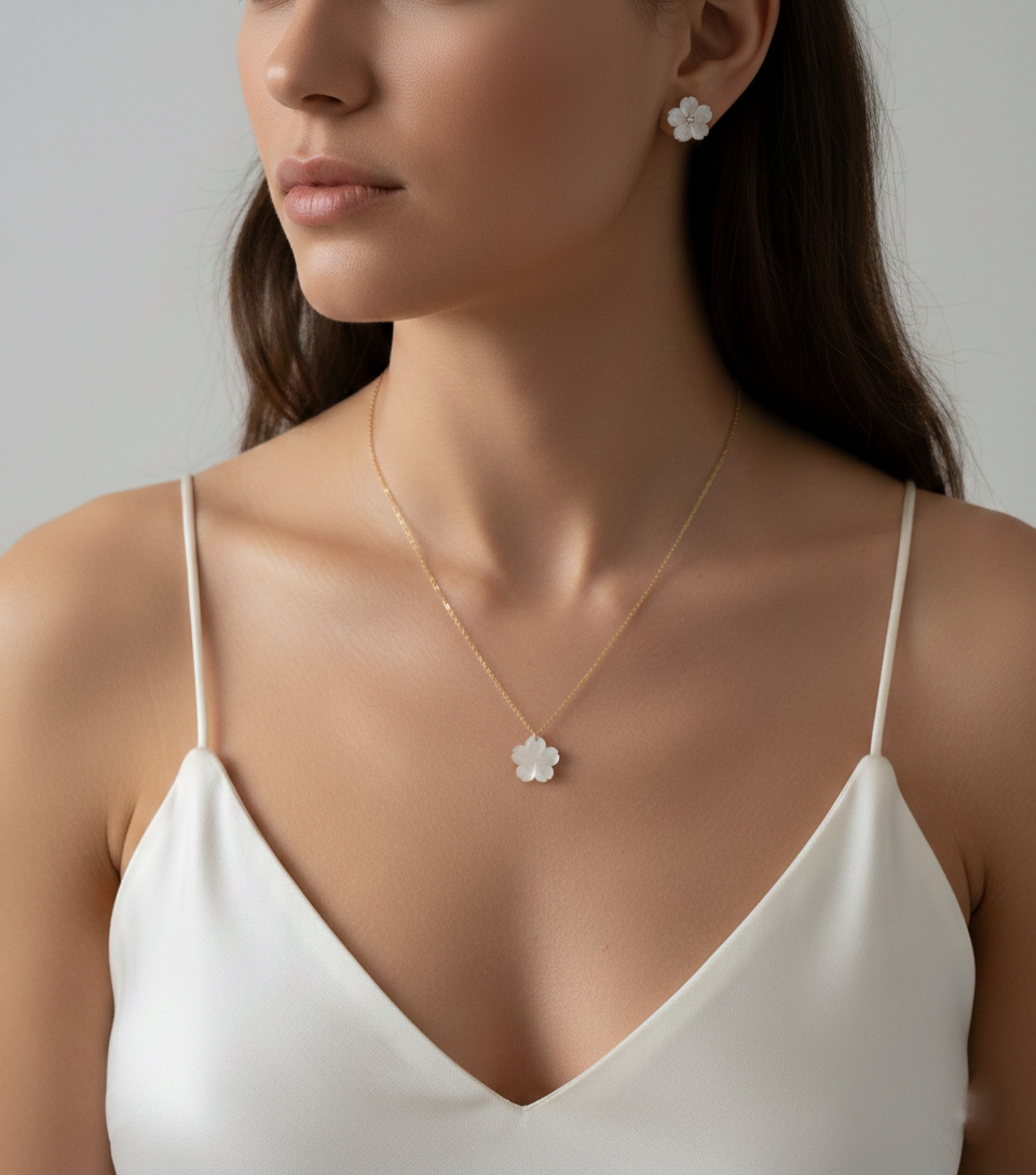 Coffret Mila (collier et boucles d'oreilles)