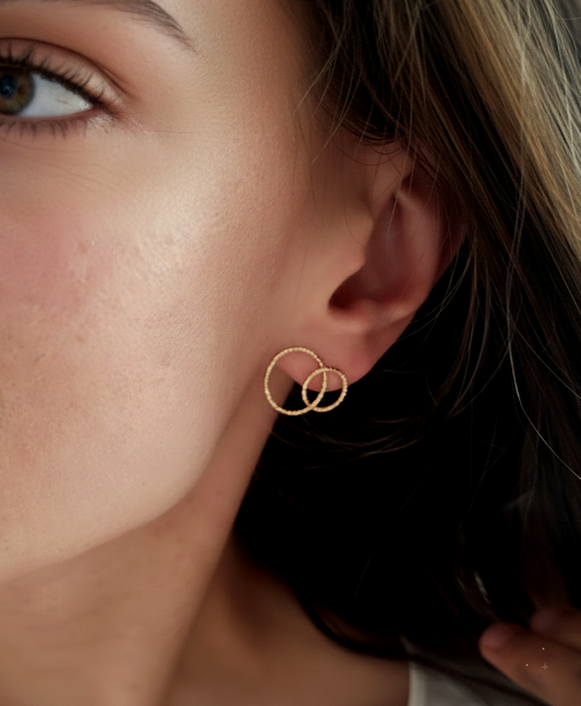 Boucles d'oreilles Infinity