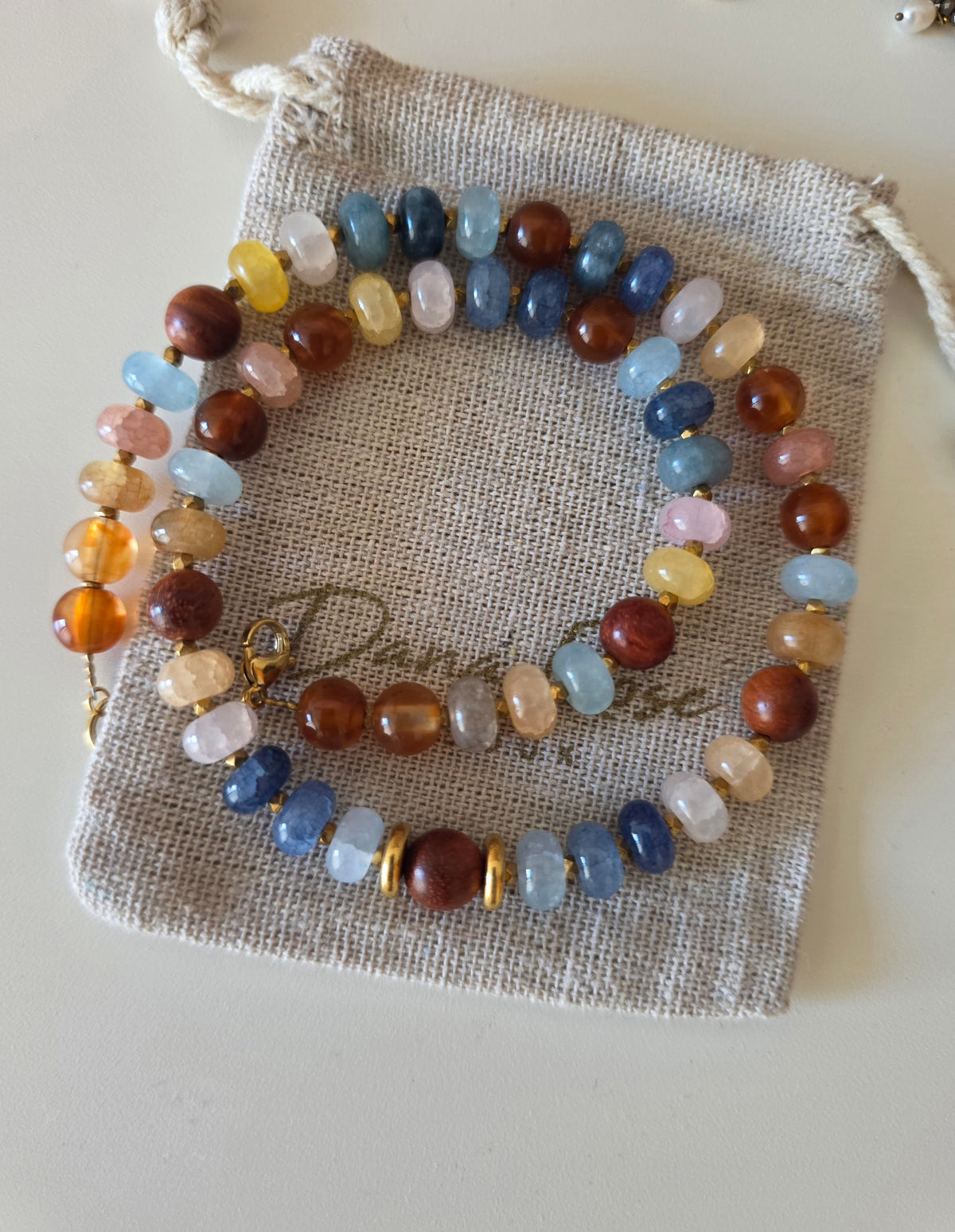 Collier Sorbet Bleu Automne