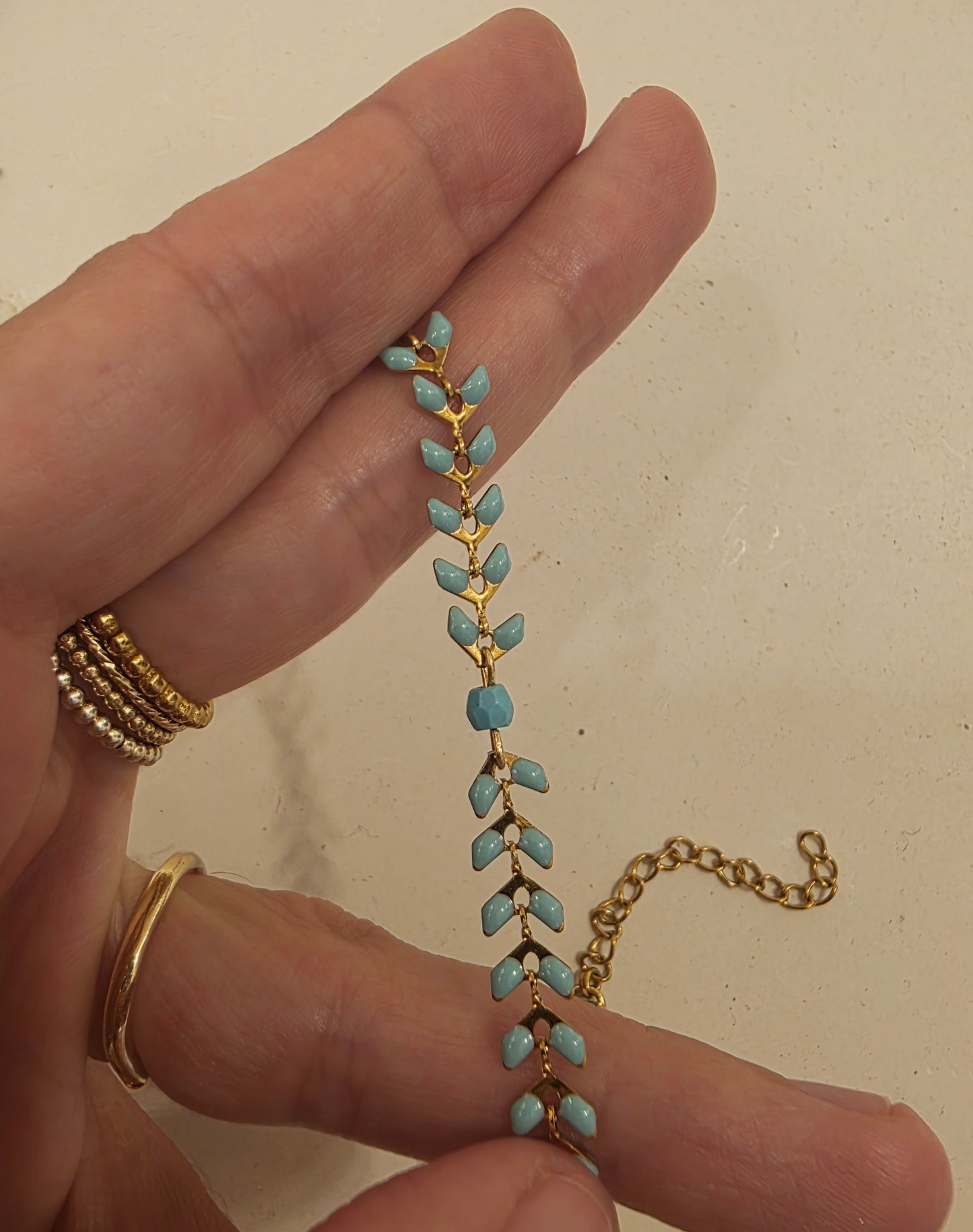 Bracelet Anne en turquoise