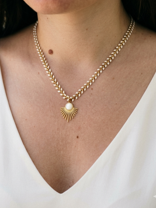 Collier Anne en nacre