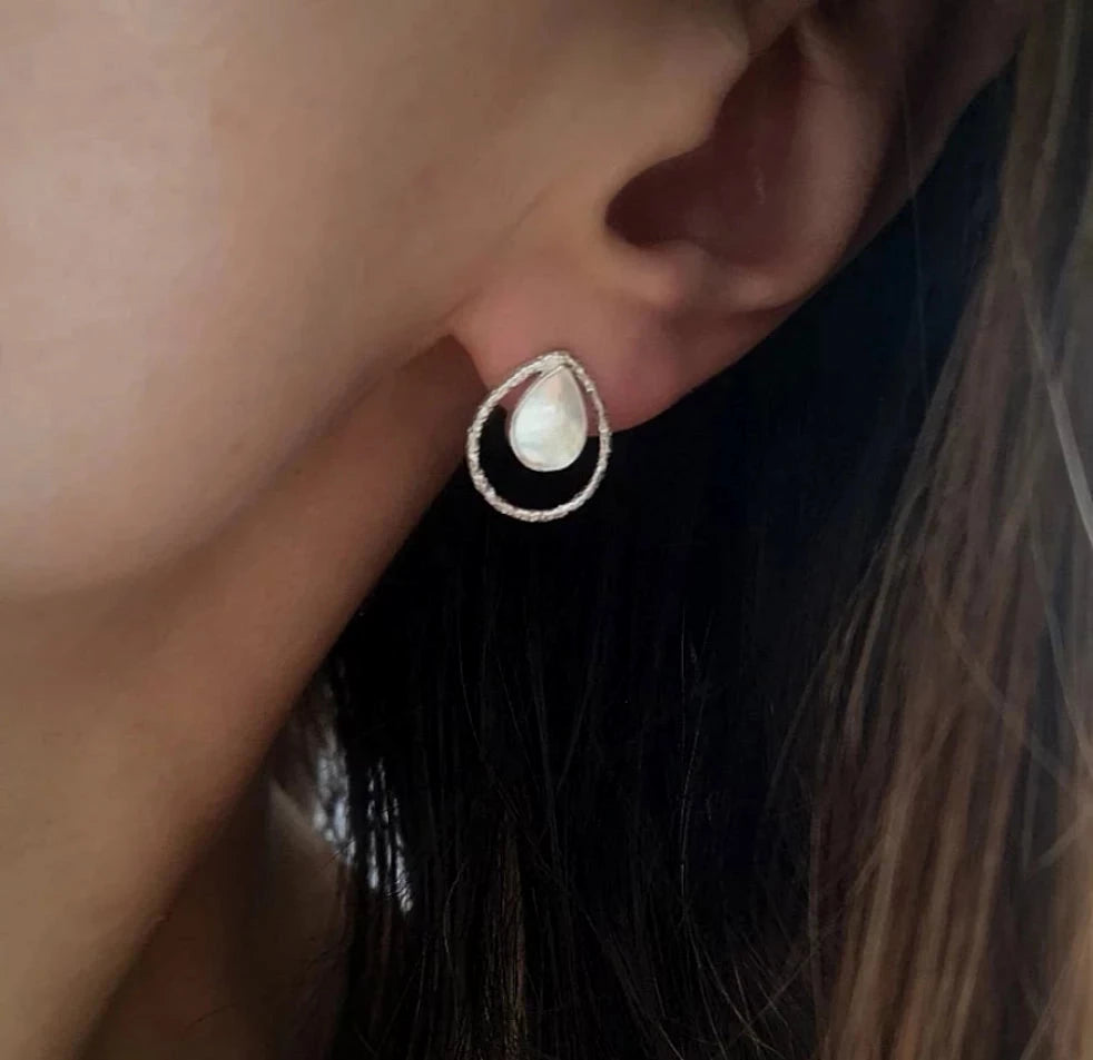 Ira silver earrings
