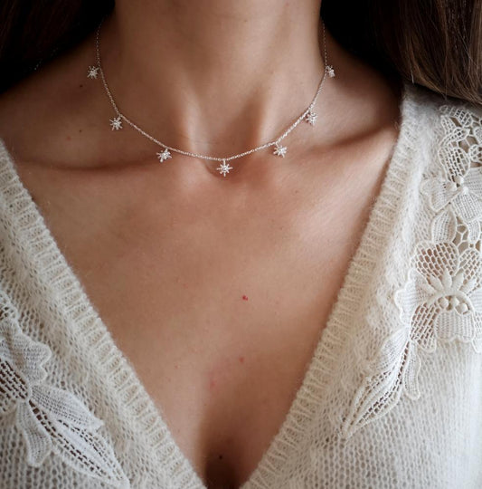 Morgane silver necklace
