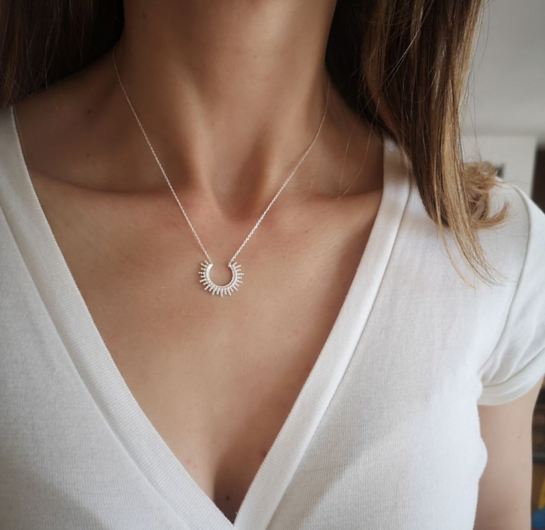 Bali silver necklace